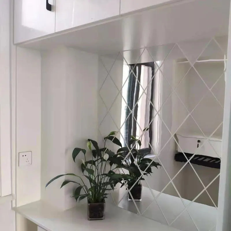 Adesivos Espelhados Acrílicos 3D – Decoração Moderna e Elegante para Sua Casa | Home Ideal