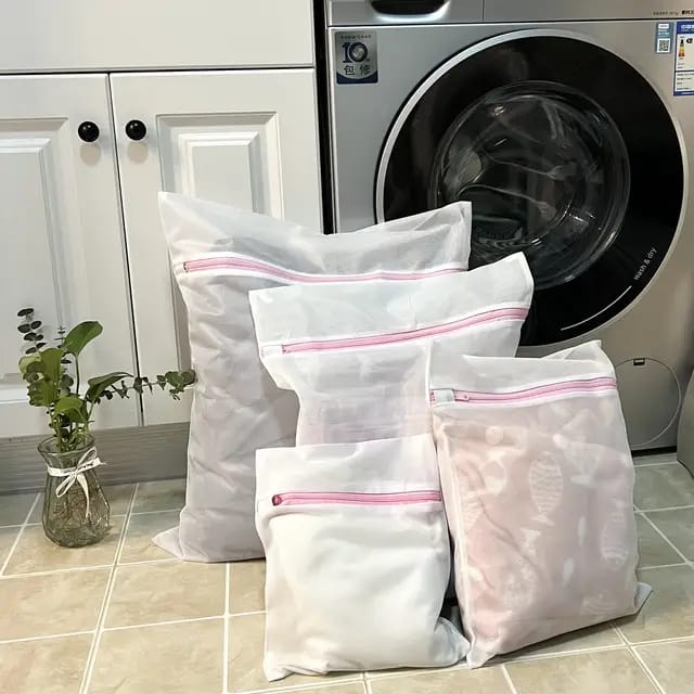 Kit Diversos Tamanhos de Sacos Lava Fácil para Máquina de Lavar Roupas | Home Ideal